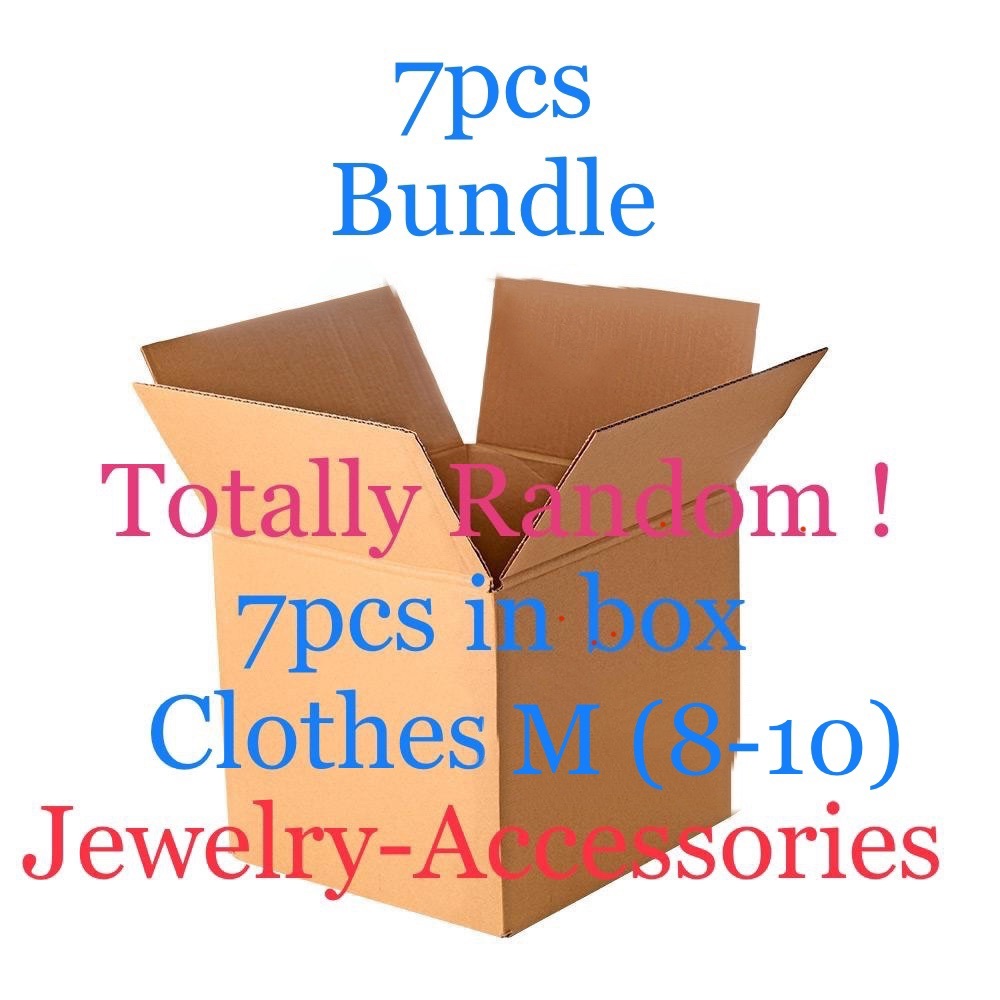 7pcs Bundle Box Tops Jewelry Accessories Hoosehold
